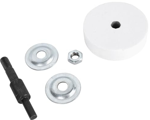 NUOBESTY Juego Práctico de Muelas Abrasivas para Taladro Eléctrico, Rueda de Arena y Muela de Metal para Pulir y Desbarbar Metales, Accesorios Multiusos para Esmerilar y Color Aleatorio