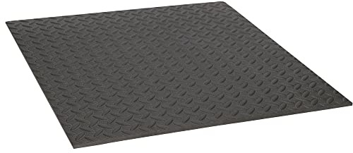 SPRINGOS Tvättmaskin- och torkunderlag halkfri matta 62 x 62 cm grafit antivibrationsmatta av Eva-skum 1,2 cm tjock