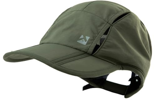 TOP-EX XL/XXL Baseball Cap Herren Atmungsaktiv Sports Running Kappe UV Schutz Basecap Sommer Golf Cap tx89056_Army Grün XL Großer Kopf