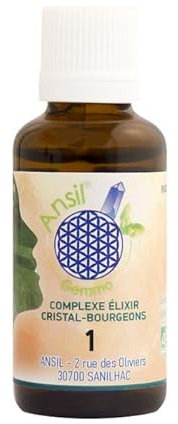 Élixir de baryte et bourgeons de frêne, genévrier, noyer - Ansil - 30 ml