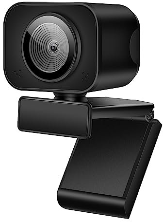 TETEOM Webcam, Cámara Web USB 2k Cámara Web Full HD con micrófono Cámara Web for PC Computadora portátil Transmisión en Vivo Mini cámara para Videoconferencias, Streaming y Aprendizaje