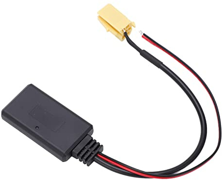 KIMISS AUX IN-adapter Ljudkabelbyte för Grande Punto Stereo MINI ISO + Trådlös Ljudmottagare + elektronik/bil- och Fordonselektronik/fordonselektronik