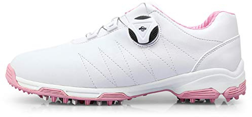 Scarpe da Golf Anti-Skid Impermeabili con Spikes per Le Donna