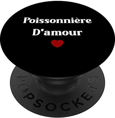 Chérie Poissonnière d'amour PopSockets PopGrip Interchangeable