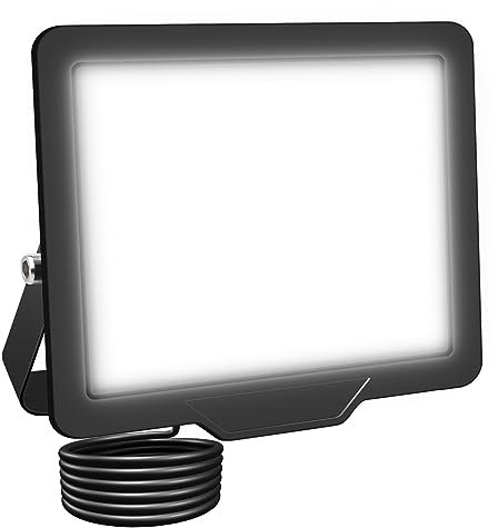 SKYWORLD Focos LED Exterior 20W, 2000LM Proyector LED Exterior, 6000K Blanco Frío Luz de Seguridad, Impermeable Luz de Inundación Iluminación para Garaje Patio Jardín Terraza Parque Estadio Obra