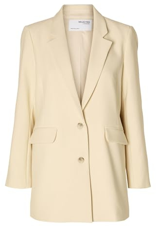 SELECTED FEMME dam Slfrita Ls Relaxed Blazer Birch Noos Blus blazer