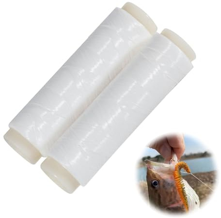 Lenza da Pesca Elastica, 2 PCS 0.2mm Filo 200 m, Linea in Nylon per Mare, Attacco per Attrezzatura