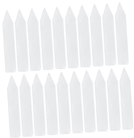 Didiseaon 200 piezas Etiquetas para Plantas Marcadores Resistentes para Jardín Macetas y Exteriores Fáciles de Insertar y Clasificar Paquete de Unidades Blancas