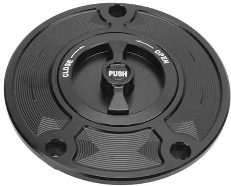 BONKZEBU Couvercle de Bouchon de Réservoir de Carburant de Moto, Anti-déversement, étanchéité Efficace pour ER-6F ER-6N ZX10R ZX12R ZX14R ZZR1400 pour les Coureurs de Bouchon de Gaz de Carburant en
