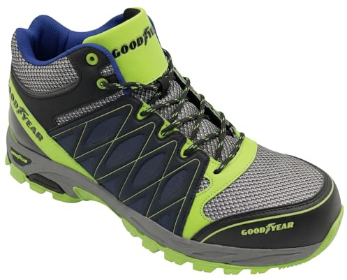 Goodyear Chaussures Sécurité Homme S1P HRO SRA – Métal Free Légères Respirantes, Chaussures Travail Confortables Antidérapantes Workwear (Multicolore, 41 EU)