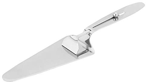 Gravidus Tortenheber mit Schieber für einfache Tortenschichten Edelstahl 24 cm rostfrei und spülmaschinengeeignet Kuchenheber Gebäckheber