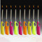 Defence Line Pack of 9 Refillable Safety Gas Candle BBQ Fire Lighter Plastic 27 cm Colour - Limited Edition