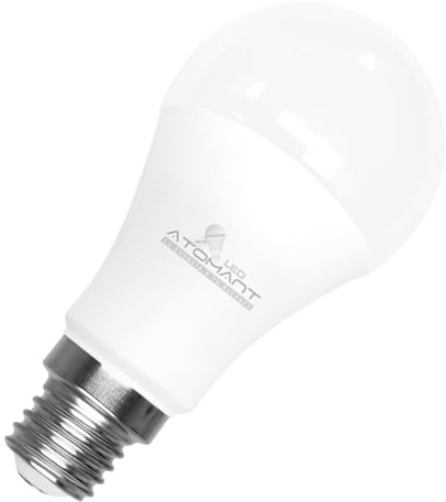 LED ATOMANT E27 LED Lampe A60 9W mit automatischem Bewegungssensor, Kaltweiß (6500K), 850 Lumen, für Innenbereiche