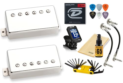 Seymour Duncan Pearly Gates Matched P.A.F. Humbucker Tonabnehmer-Set mit Tonebird Bundle (Nickel)