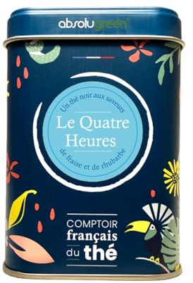 Thé Noir en Boite Métal - Comptoir Français du Thé - Maison Française - Thé en vrac (Le Quatre Heures)