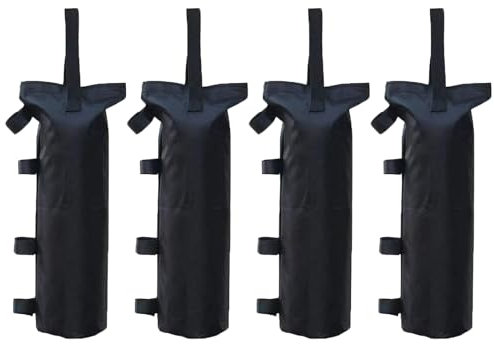 VIDSTW 4 Pièces Sac Lestage 800D Tissu Oxford Sac de Sable 50 x 20 CM Sandbag Conception à Grand Canon Sand Bags pour Panneaux D'affichage Extérieurs Tentes Pavillons Parasols