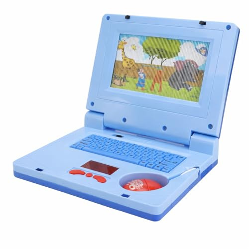 GEERYZHE Toddler Laptop, LED Music Children Learning Computers Kids Toy Computer Laptop Electronic Cognitive Development Simulation Computer Toy (#3)