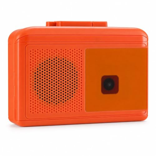 Elprico Kassettbandspelare, Bärbar Kassettspelare, Inbyggd Högtalare, Multifunktionella Kassetter Bandspelare, 2AA-batteri eller USB Till Typ C-kabelförsörjning med 3,5 Mm Jack för