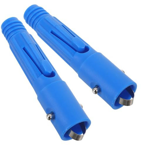 BESPORTBLE Connettore in Plastico e Ferro per Palo Telescopico 22mm, Adattatore Filettato Resistente per Strumenti di Pulizia Domestica, 2 Pezzi per Manico Scopa e Palo Piscina