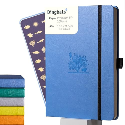Dingbats - Taccuino a Punti Earth A5, Eduardo Avaroa - Copertina Rigida - Carta Inchiostro-Proof 100gsm - Pagine Numerate, Indice