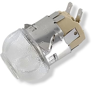 DL-pro Lampenhet för AEG Electrolux Juno Zanker Zanussi 808769002/3 8087690023 övre ugn G9 40W 230V sockel kupol lampa glasskydd för ugnsspis