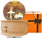 JOIENDY Carillon con Sfera di Cristallo, Rotazione a 360° della Base 3D Palla di Cristallo 70mm Sfera Vetro Lampada a LED Regalo per Natale Compleanno San Valentino della Mamma Decorazione