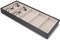 HERCHR Brillenbox Für Mehrere Brillen, Brille Aufbewahrungsbox Organizer, 5 Fächer Samt Brillenbox Schmuckschale Uhr Schmuck Stapelbar Brillenkoffer, Damen Sonnenbrillen-Tablett Sonnenbrillenablage