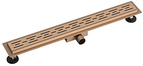 Aloni Caniveau de douche standard en cuivre 80 cm