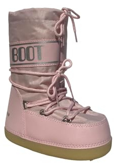 Promo Linge Stivale da neve invernale/dopo sci – unisex – snowboots impermeabile con fodera calda – bambino, Rosa, 29/31 EU