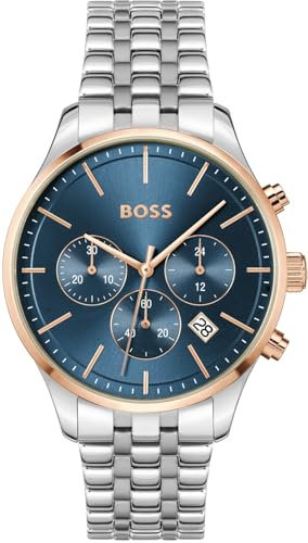 Hugo Boss Homme Analogique Quartz Montre avec Bracelet en Acier Inoxydable 1514158