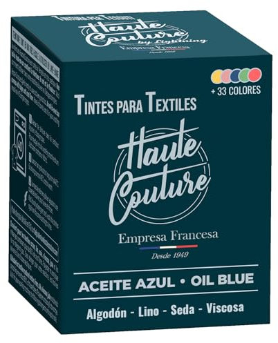 Haute Couture Blau Textilfarbe – 350g – Petrolblau - Alles-in-Einem – Fertig zur Anwendung für Kleidung und Stoffe