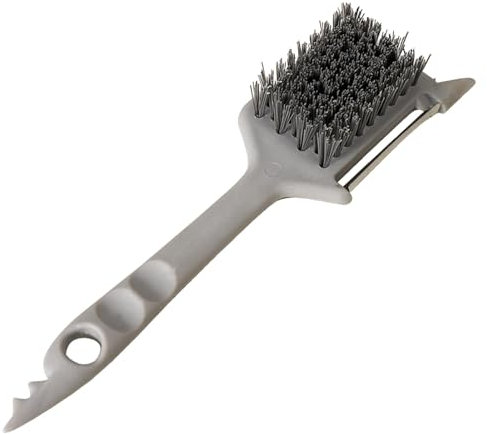 Spazzola per verdure per alimenti, spazzola per la pulizia del fornello, pelapatate di frutta multifunzionale con pennello, pelapatate per carote, spazzola per patate per lavelli, padelle, angoli