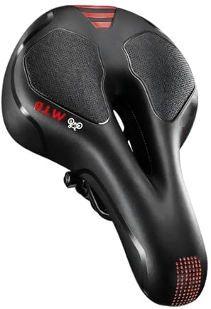 Trekking Bike Seat Saddle Waterproof Hollow Comfortable Gel Foam Cycling Bicycle Cushion for Mountain Bike Road Exercise(Trekking)