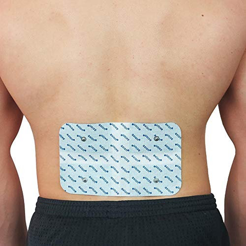 Großes TENS-EMS Elektroden-Pad 20x12 cm - kompatibel mit Sanitas (wie SEM 40,41) & Beurer (wie EM 40,41) | Perfekt gegen Hexenschuss | Wiederverwendbar | Zertifiziertes Medizinprodukt von axion