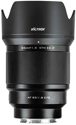 VILTROX 85mm F/1.8 F1.8 Mark II STM Full Frame 85mm f1.8 II for AF Auto Focus for Sony E-Mount Camera A7III A7RIII A7SII A7II a6500 a6400 a6300