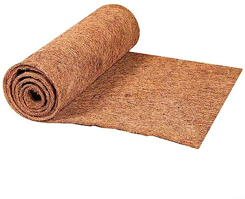Reptile Carpet, Natural Coconut Fiber Mat Roll for Reptiles - Tortoise Bedding for Lizards, Chameleons, Turtles, Snakes, Bearded Dragons, and Lguanas