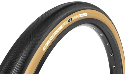 Panaracer Gravelking Slick TLR Tubeless Ready Folding Gravel Bike Tyres | ZSG Gravel Compound Bicycle Tyres with Puncture Resistant Beadlock Technology | 120Tpi Tufftex Casing 700c Bike Tyre