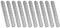 PATIKIL UNC 1/4-20 Varilla Roscada Completamente de Acero Inoxidable 304 10 Piezas 2 L Tornillo Roscado Largo Rosca Derecha Pernos Prisioneros para Abrazaderas Colgadores