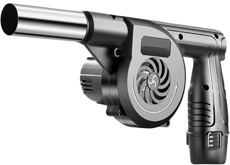 chenzhen Soplador de Barbacoa, Encendedor Soplador eléctrico de Mano para Exteriores, soplador de pequeña Velocidad, Herramienta de Ayuda a la combustión de bajo Ruido