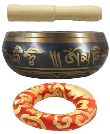 Bols de chant de, bol de chant de méditation - Pot de prière de tasse de sonore décoratif - Bol de bain esthétique, bol de réglage à la main pour