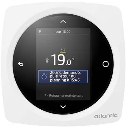 Atlantic - Thermostat Plancher rayonnant électrique programmable et connecté - 109521