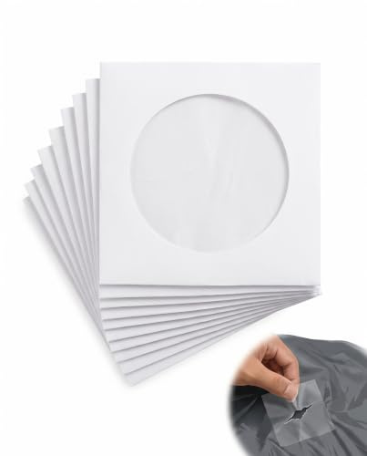 VAEIORP Kit Rustines Transparentes 10 Pièces, Patches Adhésifs pour Réparation Piscine Gonflable, Matelas, Jacuzzi & Doudoune, Soudure Imperméable Sur Milieu Humide