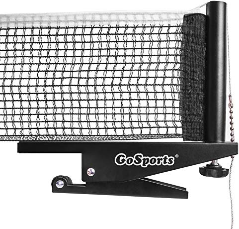 GoSports Universal Regulation Table Tennis Net with Clamps 72 Inch Tournament Regulation Net with Adjustable Side Posts