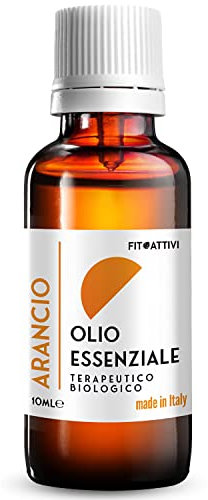 Olio Essenziale Arancio per Diffusori, Olii Essenziali 10 ml puri per Aromaterapia, Capelli, Uso Alimentare o Massaggio BIO 100% Naturali e Made in Italy - FITOATTIVI