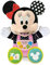 Clementoni Baby Minnie Prime Geschichten, Geschichtenerzähler, Disney-Geschichtenerzähler, interaktives Plüschtier Kinder 12 Monate, elektronischer Lerner, Italienischer Sprecher, 100% waschbar,
