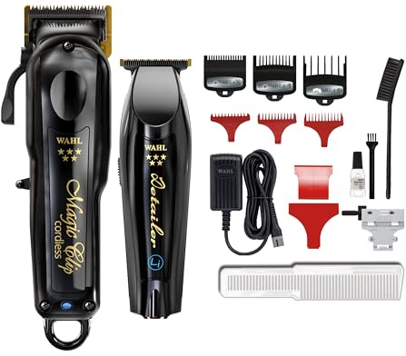 Wahl Professional 5 Star Cordless Magic Clip & Cordless Detailer Li Combo – Modell 56458