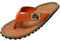 Gumbies Originals Rot - Flip Flops aus recycelten Materialien - profilierte Sohle aus wiederverwerteten Autoreifen, weiches Fußbett aus Canvas-Baumwolle, bequemer Zehensteg - Native, 41