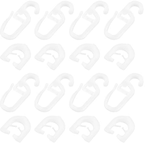 Create idea 50 Pairs White Plastic Curtain Sliders Compatible with Scania Truck R-s Series Curtains Household Sliding Curtain Hanging Ring Door Curtains