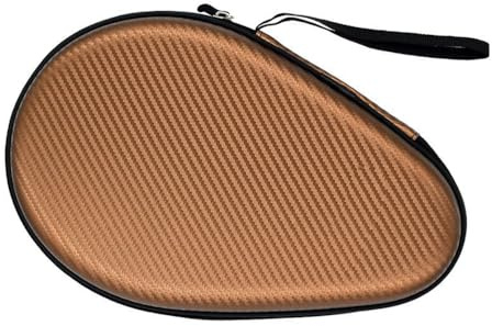 BDKMMS Table Tennis Racket Case, Portable Ping Pong Paddle Cover Waterproof Table Tennis Bat Bag for Storing a Pair of Table Tennis Bats & Two Balls