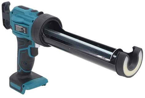 Cordless Caulking Gun 4 Hastigheter Justerbar Batteridriven Caulk Gun Electric Caulk Limpistol med LED -ljus för Fyllning, Tätning